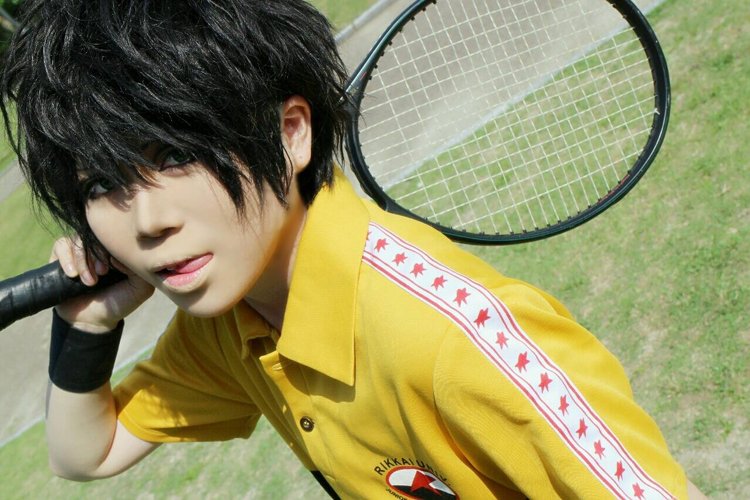 The Prince of Tennis Akaya Kirihara short black cosplay wig
