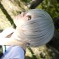 SAMURAI DEEPER KYO SARUTOBI SASUKE short silver white cosplay wig