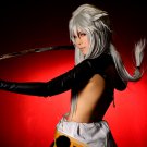 Furari no ken Kogitsunemaru long straight silver white 100cm cosplay wig