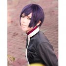 Hiiro no Kakera Shinji Inukai short black purple mix anime cosplay wig