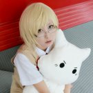 Code Breaker short light beige anime cosplay wig