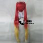 Ore Twintail ni Narimasu long red mix gold anime cosplay wig two ponytails