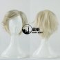 Furari no ken Gokotai short light blonde anime cosplay wig