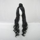 Hoozuki no Reitetsu Da Ji long curly black 80cm anime cosplay wig