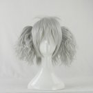 GIN TAMA Silver Soul female Sakata Gintoki silver white two ponytails Cosplay Wig