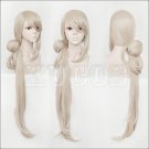 Furari no ken ima no tsurugi long 100cm one bun anime cosplay wig