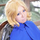 Axis powers APH French Francis Bonnefeuille short gold curly anime cosplay wig