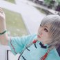 Vocaloid china Luotianyi gray cosplay wig 100cm braid