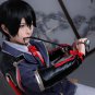 Furari no ken Kunihiro Horikawa short black cosplay wig