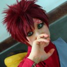 NARUTO Sabaku no Gaara short wine red anime cosplay wig