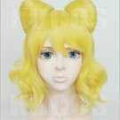 Pripara MinamiMirei short yellow anime cosplay wig