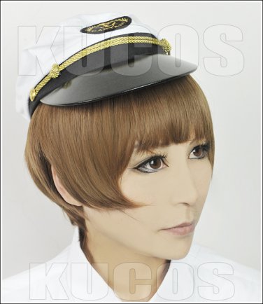 Furari no ken Touken Ranbu Online Hirano Toushirou short mix brown anime cosplay wig