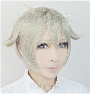 Furari no ken Touken Ranbu Online Hotarumaru short green anime cosplay wig