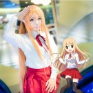 Himouto! Umaru-chan Doma Umaru orange 100cm anime cosplay wig