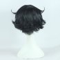 Game of Laplace AKECHI short black anime cosplay wig