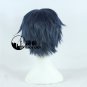 Seraph of the end Guren Ichinose short dark blue anime cosplay wig
