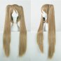APH Axis Power Rosa Kirkland tea brown 80cm clip on ponytails anime cosplay wig