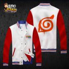 Naruto konoha anime cosplay Baseball clothes uniform sport suit hoodie