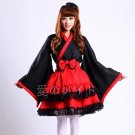 Japanese anime cosplay Witch dress maid outfits lolita Witch Maid Apron Dress maid uniform