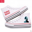 Tokyo Ghoul Kirishima Touka Ken Kaneki anime cosplay shoes canvas shoes cosplay pantshoes white A