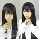 A Corpse is Buried Under Sakurako's Feet Sakurako kujo long 100cm black anime cosplay wig