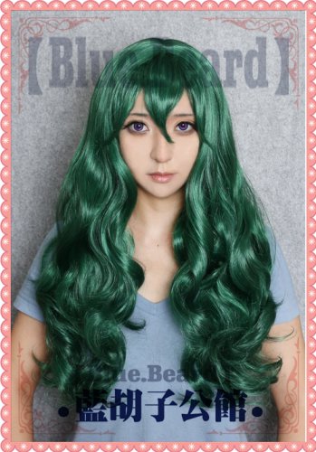 Shimoneta to Iu Gainen ga Sonzai Shinai Taikutsu na Sekai fuwa hyouka 80cm dark green cosplay wig