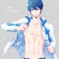 Free Haruka Nanase anime cosplay costume coat sportwear Iwatobi high school uniform