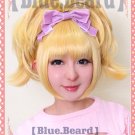 Osomatsu-San Jushimatsu Matsuno women ver golden anime cosplay wig