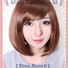 Osomatsu-San OSOMATSU OSO women ver short red brown anime cosplay wig