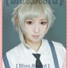 Bungo Stray Dogs Nakajima Atsushi short flaxen mix grey anime cosplay wig