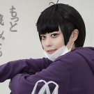 Osomatsu-San Matsuno Ichimatsu short black anime cosplay wig