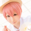 Osomatsu-San Matsuno Todomatsu Todo matsu F6 dark pink short anime cosplay wig
