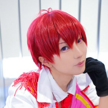 Osomatsu-San Matsuno Osomatsu F6 short red anime cosplay wig
