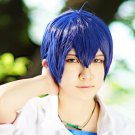 Osomatsu-San Matsuno Karamatsu F6 short blue mix anime cosplay wig