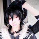 ensemble stars undead Sakuma Rei black cosplay wig
