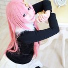 MOBILE SUIT GUNDAM SEED DESTINY Miia Kyanberu Meer Campbell 80cm long pink cosplay wig