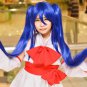 Fairy Tail Wendy Marvell long blue cosplay wig
