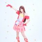 Aikatsu shibuki ran red brown 100cm cosplay wig
