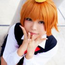 HITMAN REBORN Sasagawa Kyoko short orange cosplay wig