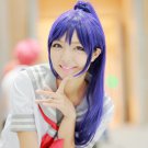 LoveLive!Sunshine!! kanan Matsuura 70cm blue purple cosplay wig