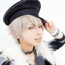 ensemble stars Oogami Koga short silver grey cosplay wig