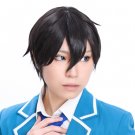 ensemble stars Hidaka Hokuto short black cosplay wig