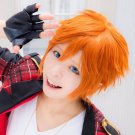 ensemble stars Akehoshi Subaru short orange cosplay wig