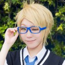 ensemble stars Yuuki Makoto short gold osplay wig