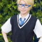 ensemble stars Yuuki Makoto short gold osplay wig