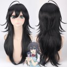 netoge no yome wa onnanoko ja nai to omotta？Tamaki Ako 70cm black cosplay wig