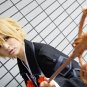 Ao no Exorcist Kinzo Shima short golden cosplay wig