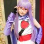 GINTAMA Sarutobi Ayame 80cm long purple cosplay wig