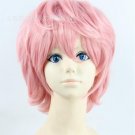 Furari no ken Akitatoushirou short pink anime cosplay wig not include the cap