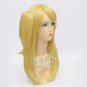 Cosplay Fairy Tail Lucy Silver Soul Gold Heat wig + Clip on Ponytail +gift